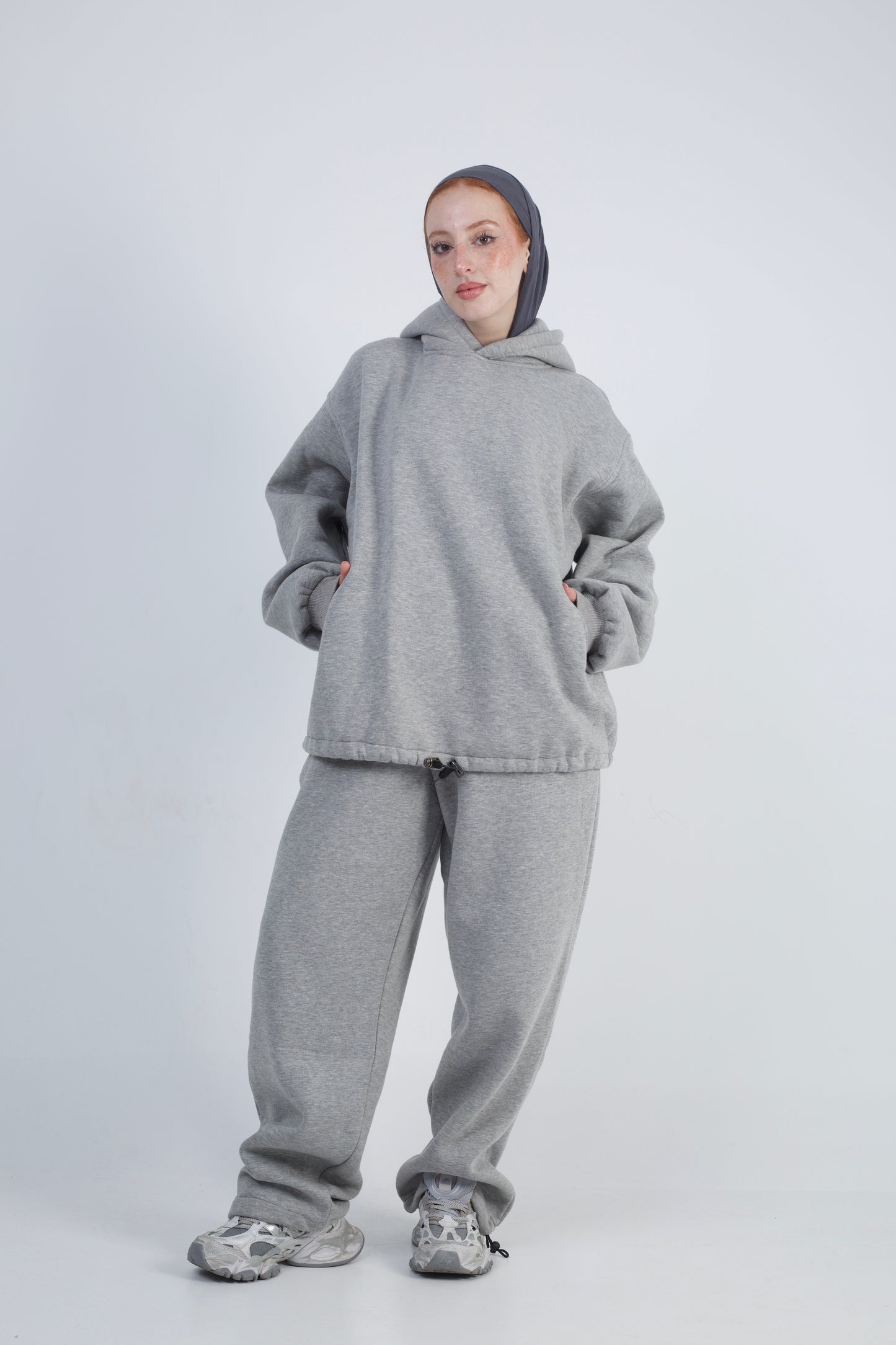 Plain Sweatpants - Grey