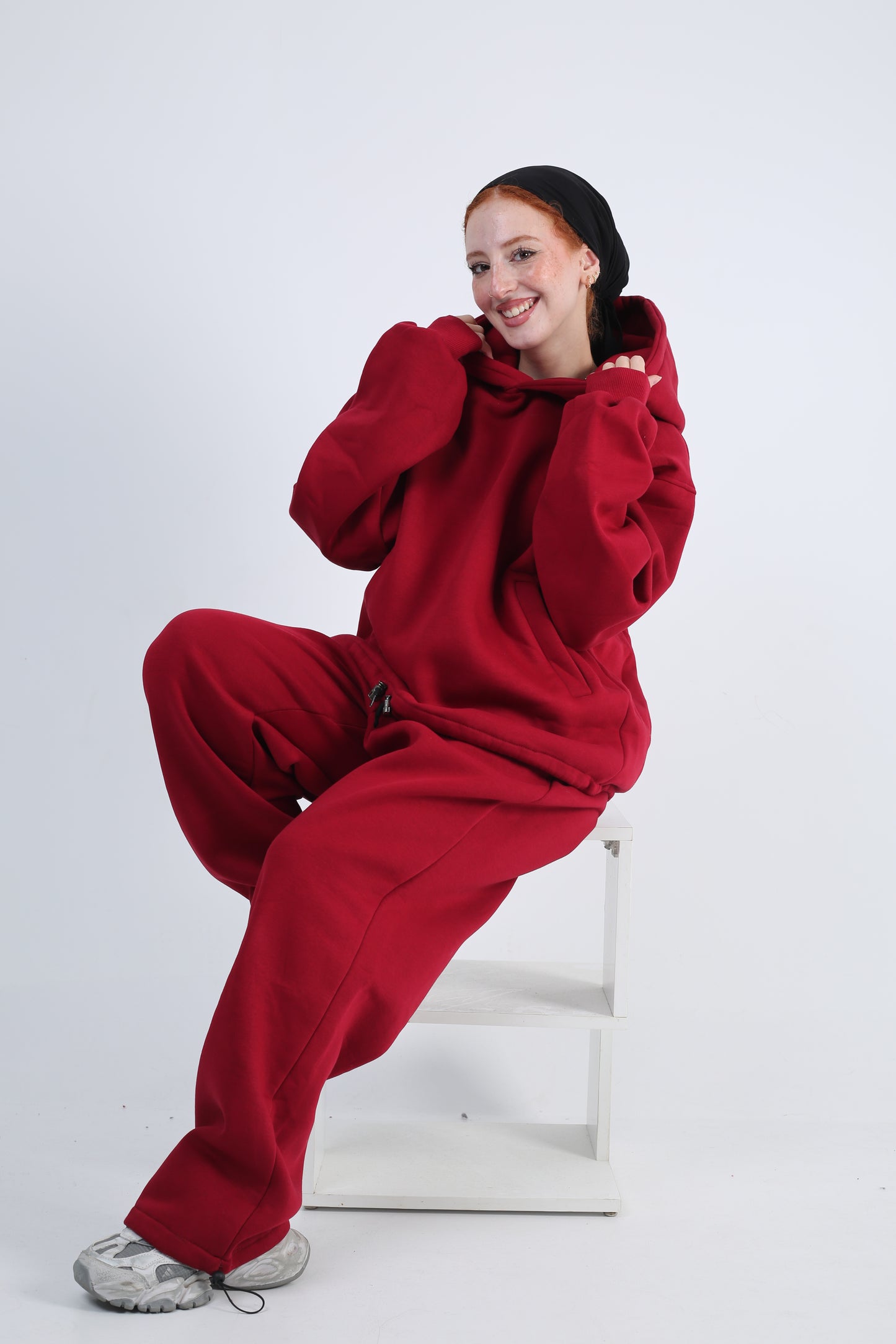 Plain Set - Burgundy