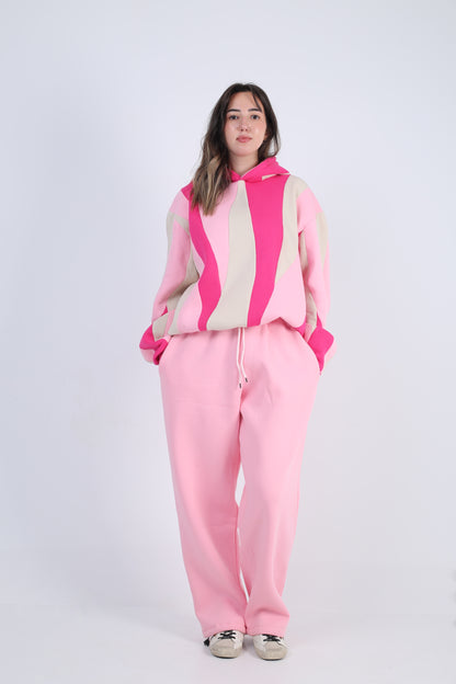 Plain Sweatpants - Pink