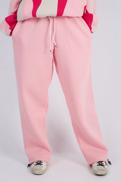 Plain Sweatpants - Pink