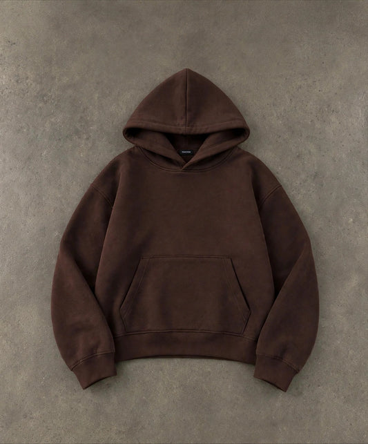 Kangaroo Hoodie - Chocolate Brown