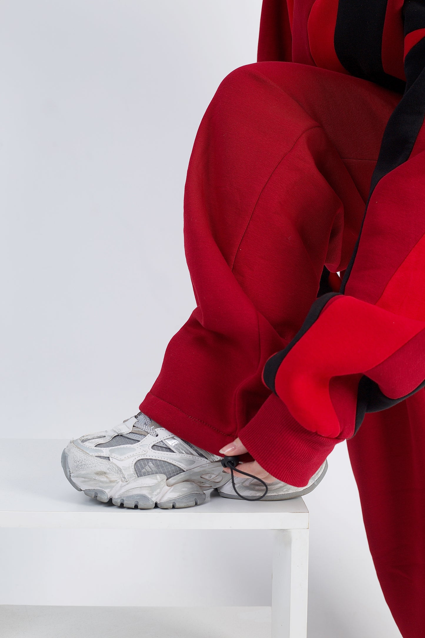 Plain Sweatpants - Burgundy