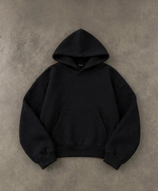 Kangaroo Hoodie - Black