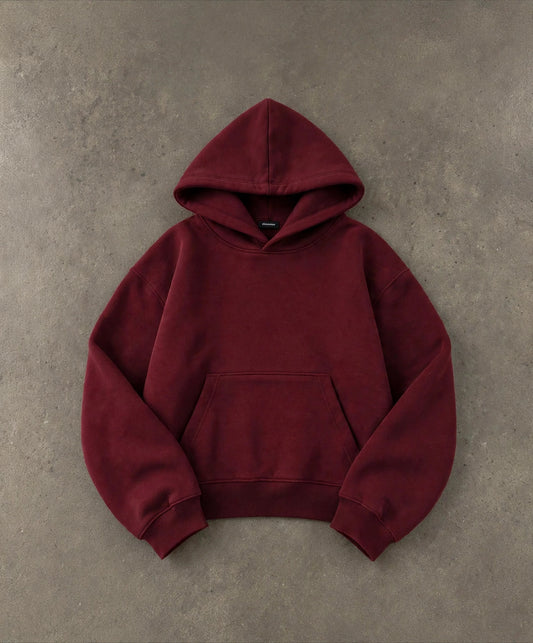 Kangaroo Hoodie - Burgundy