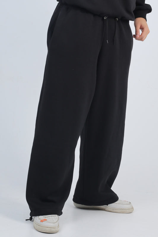 Plain Sweatpants - Black
