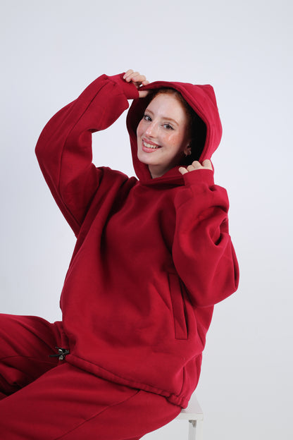 Plain Set - Burgundy