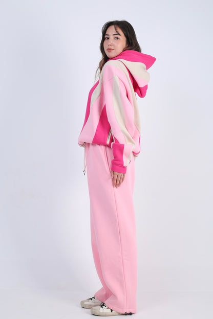 Plain Sweatpants - Pink